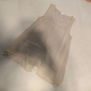 double layered tan tank